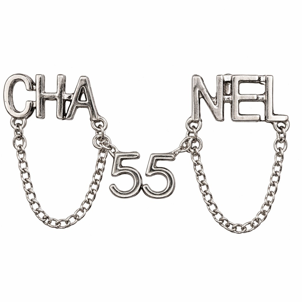 Chanel Silver Earrings